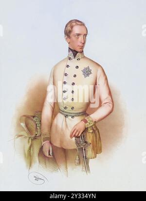 Erzherzog Ferdinand Maximilian Joseph Maria von Österreich (geb. 6. Juillet 1832 dans Schloss Schönbrunn BEI Wien, est. 19. Juni 1867 nahe Querétaro, Mexiko), Historisch, digital restaurierte Reproduktion von einer Vorlage aus dem 19. Jahrhundert, date du dossier non précisée Banque D'Images