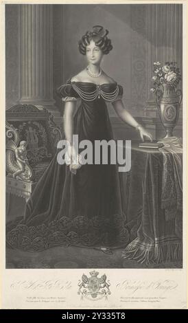 Anna Pavlovna de Holstein-Gottorp-Romanov, Grande-Duchesse de Russie, également connue sous le nom d'Anna Paulovna (18 janvier 1795 au 1er mars 1865) était reine des pays-Bas de 1840 à 1849, historique, reproduction numérisée d'un original de la période Banque D'Images