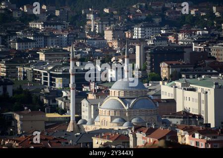 Vue de Büyük Çamlıca camii parkı,Uskudar, Istanbul, Turquie, Europe-Asie Banque D'Images