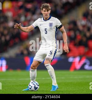 10 septembre 2024 - Angleterre v Finlande - UEFA Nations League - Wembley. John Stones en action. Image : Mark pain / Alamy Live News Banque D'Images