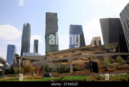 King Abullah Financial District à Riyad, Arabie Saoudite Banque D'Images