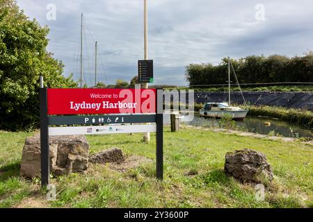 Lydney Harbour, River Seven, Gloucestershire, Royaume-Uni Banque D'Images