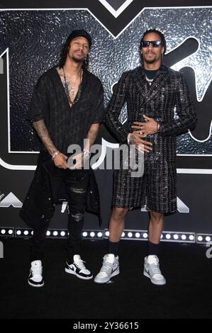 Larry Bourgeois und Laurent Bourgeois (les Twins) BEI der Verleihung der MTV Video Music Awards 2024 à l'UBS Arena, New York, 11.09.2024 Banque D'Images