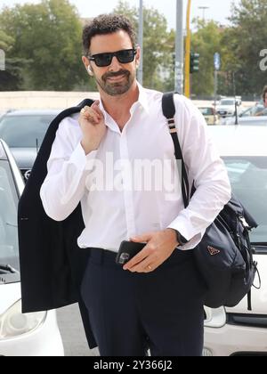 Rome, quatrième jour de répétitions pour "Dancing with the Stars". Sur la photo : Alberto Matano Banque D'Images