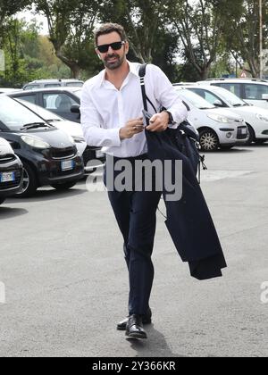 Rome, quatrième jour de répétitions pour "Dancing with the Stars". Sur la photo : Alberto Matano Banque D'Images