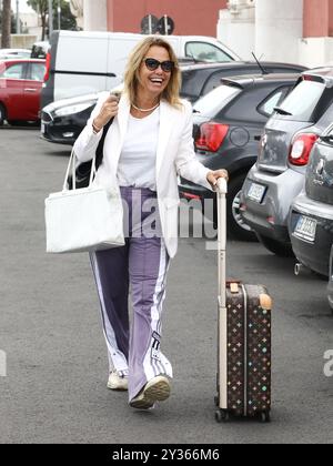 Rome, quatrième jour de répétitions pour "Dancing with the Stars". Sur la photo : Sonia Bruganelli Banque D'Images
