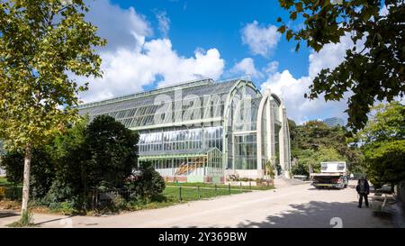 Paris, France, serre dans le jardin des plantes éditoriale uniquement. Banque D'Images