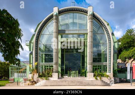 Paris, France, serre dans le jardin des plantes éditoriale uniquement. Banque D'Images