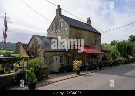 The Woolpack Inn à Slad, Gloucestershire, Royaume-Uni Banque D'Images