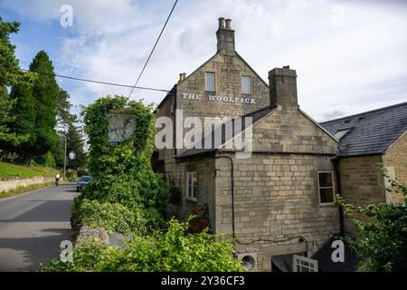 The Woolpack Inn à Slad, Gloucestershire, Royaume-Uni Banque D'Images