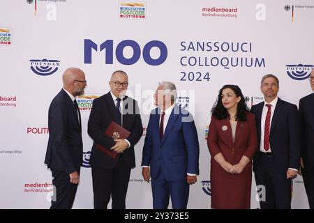 Potsdam, Brandebourg, Allemagne. 12 septembre 2024. Brandenburg : M 100 Media Award 2024 à l'Orangerie Sanssouci de Potsdam (image crédit : © Simone Kuhlmey/Pacific Press via ZUMA Press Wire) USAGE ÉDITORIAL SEULEMENT! Non destiné à UN USAGE commercial ! Banque D'Images