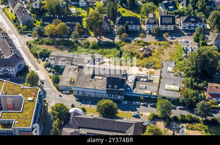 Luftbild, Baustelle mit Gebäude Abrissarbeiten am Südring Ecke Wülfrather Straße, Leubeck, Heiligenhaus, Ruhrgebiet, Rhénanie-du-Nord-Westphalie, Deutschland ACHTUNGxMINDESTHONORARx60xEURO *** vue aérienne, chantier avec travaux de démolition à Südring corner Wülfrather Straße, Leubeck, Heiligenhaus, Ruhr area, Rhénanie du Nord-Westphalie, Allemagne ATTENTIONxMINDESTHONORARx60xEURO Banque D'Images