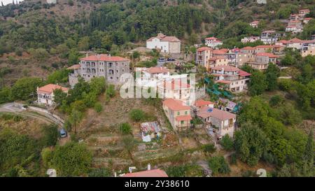 Lagadia village, Arkadia, Grèce Banque D'Images