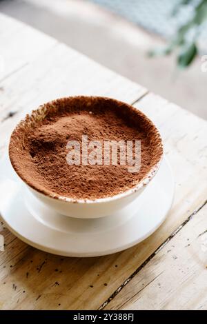 Nutella et mascarpone tiramisu, Sant Cugat del Vallès, (Vallès Occidental), Catalogne, Espagne Banque D'Images