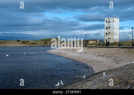 Irvine Harbour, North Ayrshire Écosse Banque D'Images