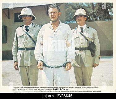 Steve McQueen dans papillon ( artistes alliés 1973 ) Banque D'Images