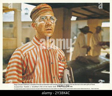 Steve McQueen dans papillon ( artistes alliés 1973 ) Banque D'Images