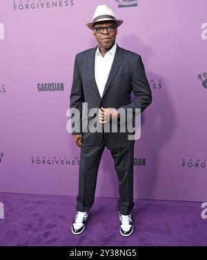 Los Angeles, États-Unis. 12 septembre 2024. Courtney B. Vance arrive à l'EXPOSITION Roadside attractions's FORGIVENESS Los Angeles Premiere qui a lieu au Gagosian à Beverly Hills, CA le jeudi 12 septembre 2024. (Photo de Sthanlee B. Mirador/Sipa USA) crédit : Sipa USA/Alamy Live News Banque D'Images