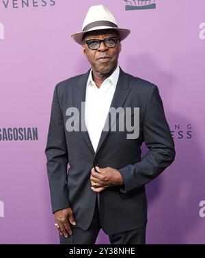 Los Angeles, États-Unis. 12 septembre 2024. Courtney B. Vance arrive à l'EXPOSITION Roadside attractions's FORGIVENESS Los Angeles Premiere qui a lieu au Gagosian à Beverly Hills, CA le jeudi 12 septembre 2024. (Photo de Sthanlee B. Mirador/Sipa USA) crédit : Sipa USA/Alamy Live News Banque D'Images