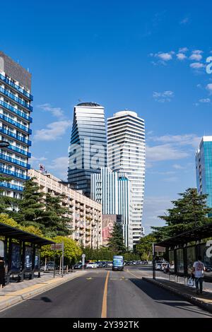 Centre d'affaires de la capitale géorgienne Vake Banque D'Images