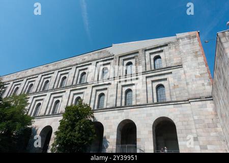 Salle des congrès nazis Nuremberg Kongresshalle lieux de rassemblement du parti nazi Reichsparteitagsgelände Nürnberg Nuremberg Allemagne Europe Banque D'Images