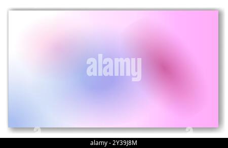 Il s'agit d'un fond abstrait flou magnifiquement doux qui présente des couleurs pastel enchanteresses Illustration de Vecteur