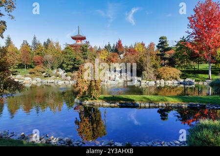 Parc japonais. Krasnodar. Russie Banque D'Images