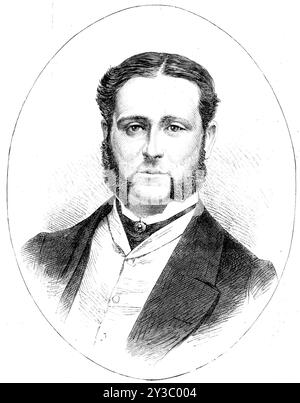 Les médecins du Prince de Galles : John Lowe, M.D., of Lynn Regis [ie King's Lynn], 1871. Gravure tirée d'une photographie de M. W. R. Pridgeon, de l'un des «... des trois médecins qui ont constamment assisté à son Altesse Royale [futur roi Édouard VII] au cours des quatre ou cinq dernières semaines... Le docteur John Lowe, de King's Lynn, Norfolk, est le préposé médical de la maison Sandringham depuis que le prince de Galles y a fixé sa résidence à la campagne. Il est M.D. de l'Université d'Édimbourg, datant de 1857, membre du Royal College of Surgeons en Angleterre, et possède d'autres qu Banque D'Images