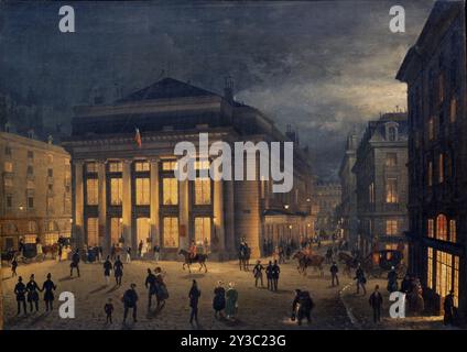 Th&#xe9;&#xe2;tre Royal Italien, première moitié du 19ème cent.. Trouvé dans la collection du Museo Teatrale alla Scala. Banque D'Images