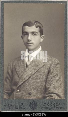 Portrait de la chorégraphe et danseuse de ballet l&#xe9;onide Massine (1896-1979), années 1910 Trouvé dans la collection du Musée du Théâtre Bolchoï, Moscou. Banque D'Images