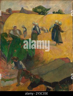 Les Haystacks, 1889. Trouvé dans la collection du Courtauld Institute of Art, Londres. Banque D'Images
