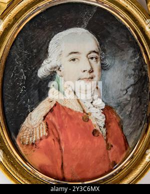 Le prince Ernest Auguste (1771-1851), duc de Cumberland et Teviotdale, années 1790 Trouvé dans la collection du Museo di Arti décoratif Accorsi-Ometto, Turin. Banque D'Images