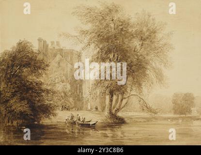 Guy's Cliff, 1827. Banque D'Images