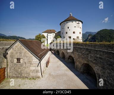 Wallachenbastion, forteresse médiévale Kufstein avec le musée, Kufstein, Tyrol, Autriche, Europe Banque D'Images