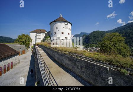 Wallachenbastion, forteresse médiévale Kufstein avec le musée, Kufstein, Tyrol, Autriche, Europe Banque D'Images