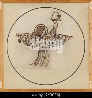 Tapisserie D'Edward Burne-Jones – Ange Jouant Du Flageolet – Thème De Noël – Renaissance