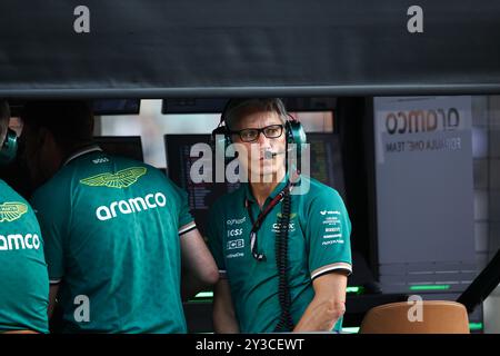 KRACK Mike (ger), directeur et PDG de l'écurie Aston Martin F1 Team, portrait lors du Grand Prix de formule 1 d'Azerbaïdjan 2024, 17e manche du Championnat du monde de formule 1 2024 du 13 au 15 septembre 2024 sur le circuit de Bakou City, Bakou, Azerbaïdjan - photo DPPI crédit : DPPI Media/Alamy Live News Banque D'Images