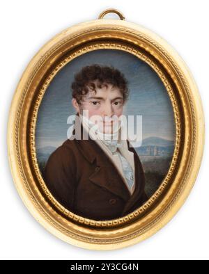 Portrait d'un homme, c du xixe siècle. Banque D'Images