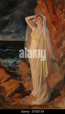 Aino Ackt&#xe9 ; comme Alcestis sur les rives du Styx, 1902. Banque D'Images