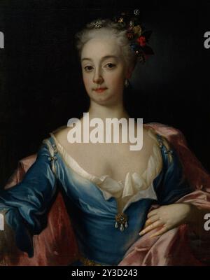 Anna Dorothea Amiga, 1722 ans. Banque D'Images