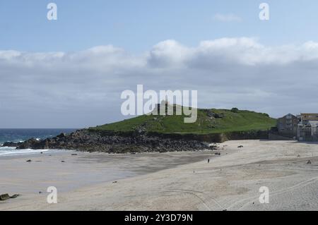 Porthmeor Beach, St Ives, Angleterre, Vereinigtes Koenigreich Banque D'Images