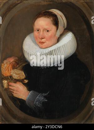 Portrait d'une femme de 39 ans, 1631. Banque D'Images