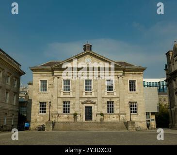 La salle à manger du Trinity College à Dublin, Irlande Banque D'Images