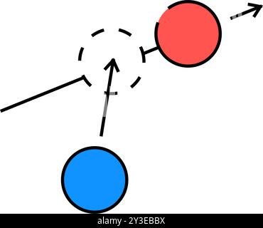 illustration de couleur d'icône de jeu de croquet rush Illustration de Vecteur