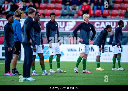 Rotterdam, pays-Bas. 13 septembre 2024. ROTTERDAM, 13-09-2024, Van Donge en de Roo Stadium, Dutch Keuken Kampioen Divisie, saison 2024/2025, Football. Match entre Excelsior et Telstar . Préchauffage du crédit Excelsior : Pro Shots/Alamy Live News Banque D'Images