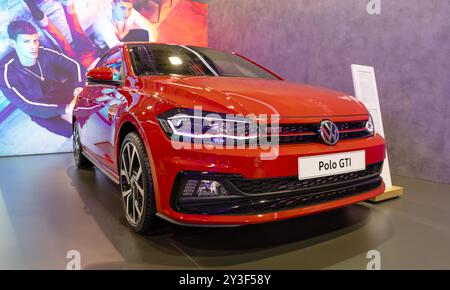 ATHÈNES, GRÈCE - 15 NOVEMBRE 2019 : Volkswagen Polo GTI au salon Aftokinisi Anytime 2019. Banque D'Images