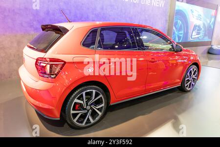 ATHÈNES, GRÈCE - 15 NOVEMBRE 2019 : Volkswagen Polo GTI au salon Aftokinisi Anytime 2019. Banque D'Images