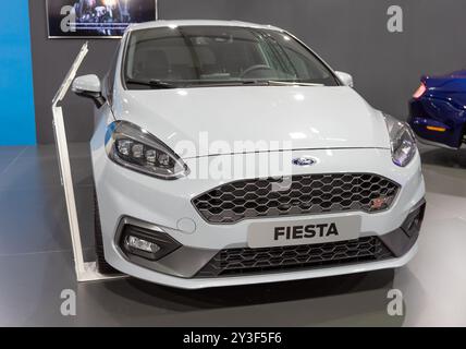 ATHÈNES, GRÈCE - 15 NOVEMBRE 2019 : Ford Fiesta ST au salon Aftokinisi Anytime 2019 Motor Show. Banque D'Images