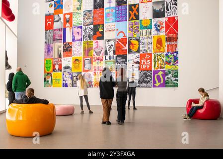 Munich, Allemagne, 17 décembre 2023 : Pinakothek est un musée célèbre à Munich, Bavière, Allemagne. Banque D'Images