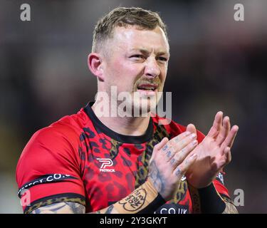 Leigh, Royaume-Uni. 13 septembre 2024. Josh Charnley de Leigh Leopards lors du match Betfred Super League Round 26 Leigh Leopards vs Hull KR au Leigh Sports Village, Leigh, Royaume-Uni, 13 septembre 2024 (photo par Gareth Evans/News images) à Leigh, Royaume-Uni le 13/09/2024. (Photo de Gareth Evans/News images/SIPA USA) crédit : SIPA USA/Alamy Live News Banque D'Images